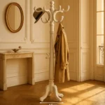 Porte-manteau Perroquet En Bois Avec Crochets En Couronne
