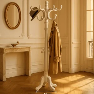 Porte-manteau Perroquet En Bois Avec Crochets En Couronne