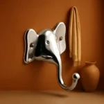 Patère Murale éléphant En Alliage De Zinc