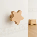Patère Murale étoile En Bois, Cambre Enfant