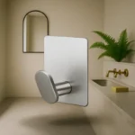Patère Murale Inox 4 Crochets, Résistante à L'eau