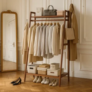 Porte-manteau Meuble Chaussure En Bois Multifonction