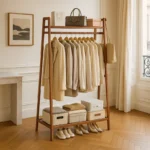 Porte-manteau Meuble Chaussure En Bois Multifonction