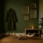 Porte-manteau Mural Bois De Cerf En Résine
