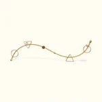 Porte-manteau Mural Serpent En Métal, Design Sinueux