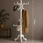 Porte Manteau Perroquet En Bois Crochets En Couronne