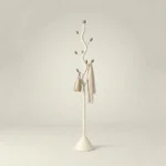 Porte-manteau Sur Pied Arbre En Métal Blanc Style Nordique