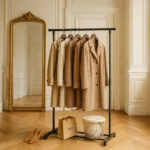 Porte-manteau Sur Pied Avec Rangement Chaussures, Métal Noir
