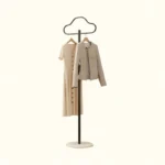 Porte-manteau Sur Pied Enfant Nuage En Métal Noir