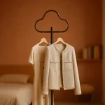 Porte-manteau Sur Pied Enfant Nuage En Métal Noir