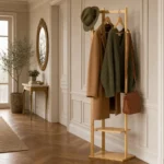 Meuble entrée bambou avec rangement chaussures