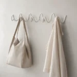 Porte Manteau design Vrille blanc