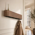 Porte Manteau Mural bois foncé