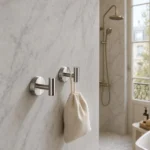 Porte Manteau salle de bain crochet cylindrique en métal